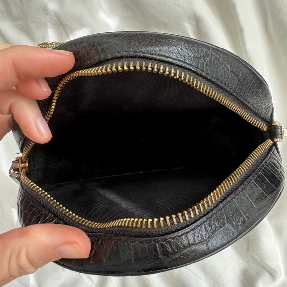 Whistles Brixton Circular Croc Bag black - Picture 7 of 9